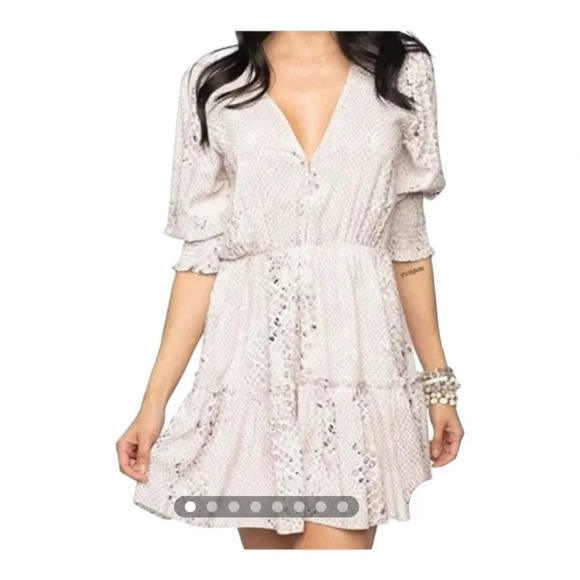 Buddy Love Dresses & Skirts - BUDDY‎ LOVE | Paltrow Elastic Waist |Mini Dress | Pebble | Small